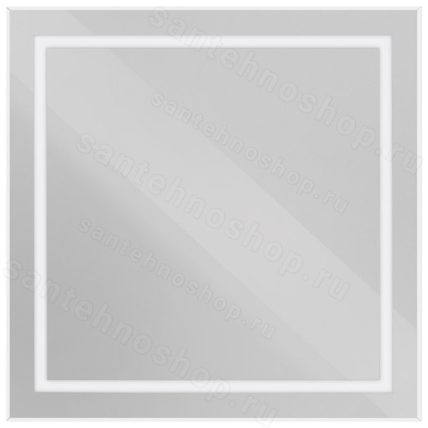 Зеркало с подсветкой BelBagno KRAFT SPC-KRAFT-800-800-SENS-AL 80x80, сатин