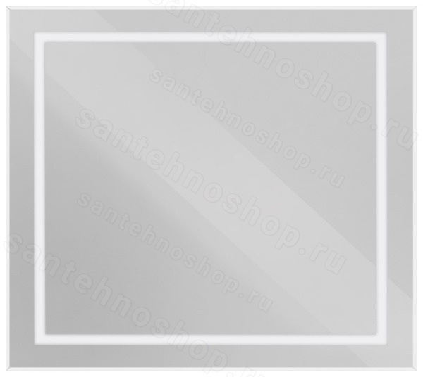 Зеркало с подсветкой BelBagno KRAFT SPC-KRAFT-900-800-SENS-AL 90x80, сатин
