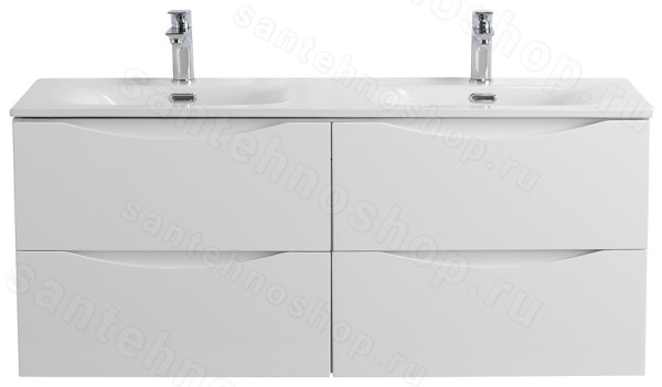 Тумба под раковину BelBagno Marino-Cer-N MARINO-CER-N-1200-4C-SO-BL-P 120,2x46,2 подвесная, Белый