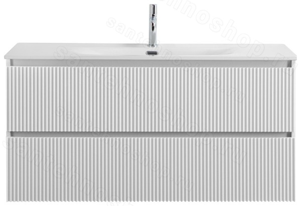 Тумба под раковину BelBagno Uno UNO-1200-2C-SO-BO 120x45,5 подвесная, Белый матовый (Bianco Opaco)