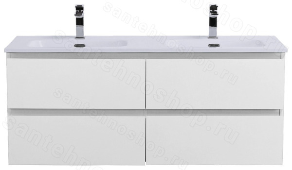 Тумба под раковину BelBagno Kraft KRAFT-1200-4C-SO-BO 120x45,5 подвесная, Белый матовый (Bianco Op