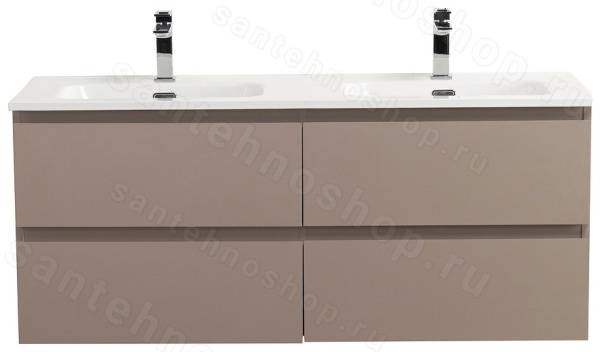 Тумба под раковину BelBagno Kraft KRAFT-1200-4C-SO-СO 120x45,5 подвесная, бежевый матовый