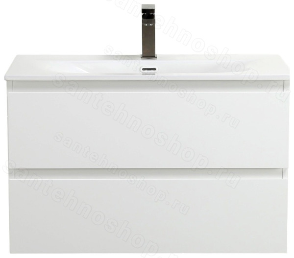 Тумба под раковину BelBagno Kraft KRAFT-800-2C-SO-BO 80x45,5 подвесная, Белый матовый (Bianco Opac