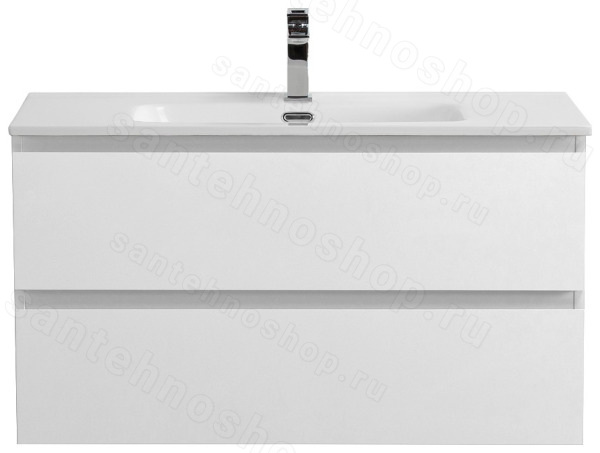 Тумба под раковину BelBagno Kraft KRAFT-900-2C-SO-BO 90x45,5 подвесная, Белый матовый (Bianco Opac