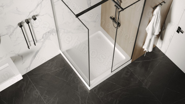 Душевой поддон Abber AD3D100 100x100 квадратный, акриловый, белый 100x100 квадратный, акриловый, белый
