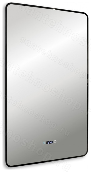 Зеркало с подсветкой Abber See AG6114SWHB 60x100, черный