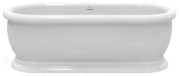 Акриловая ванна Abber AB9515 173x79 отдельностоящая, белая 173x79 отдельностоящая, белая