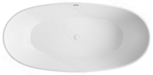 Акриловая ванна Abber AB9504 186x88 отдельностоящая, белая 186x88 отдельностоящая, белая