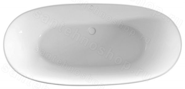 Акриловая ванна Abber AB9265-1.7 170x80 отдельностоящая, белая 170x80 отдельностоящая, белая