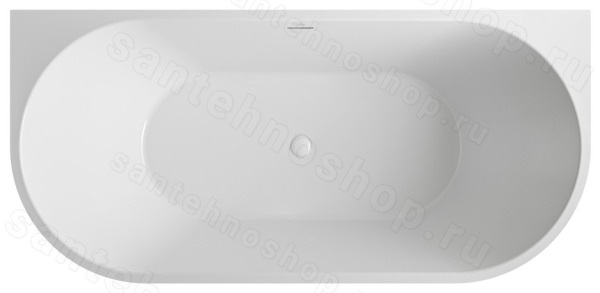 Акриловая ванна Abber AB9503-1.4 140x70 пристенная, белая 140x70 пристенная, белая