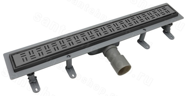 Душевой лоток BelBagno UNO BB-LD-UNO-80-GM 80 см, оружейная сталь