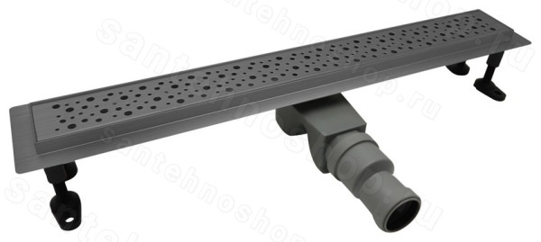 Душевой лоток Cezares RELAX RELAX-LD-70-GM 70 см, оружейная сталь