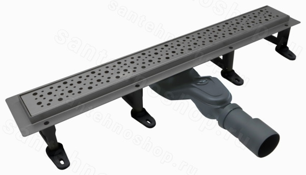 Душевой лоток Cezares SLIDER SLIDER-LD-70-GM 70 см, оружейная сталь