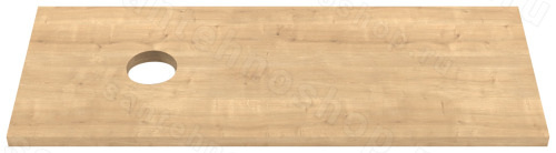 Столешница ZOV SPL120T 120x46 из МДФ с HPL-покрытием, туя 120x46 из МДФ с HPL-покрытием, туя
