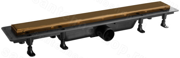 Душевой лоток Plastbrno SZH9650 71 см, золото матовое