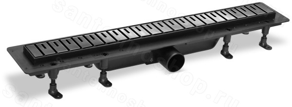 Душевой лоток Plastbrno SZA855M 61 см, графит