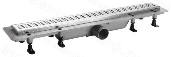 Душевой лоток Plastbrno SZH1400 40 см, хром