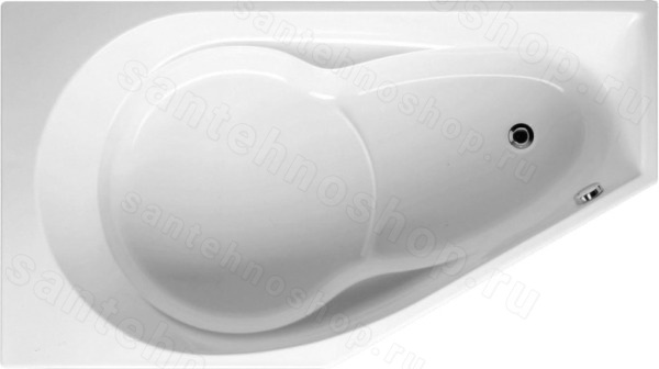 Акриловая ванна Riho Yukon B008001005 160x90 правая, белая