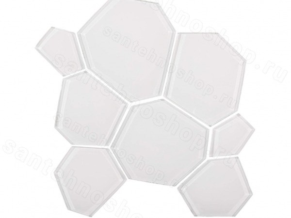 Мозаика L´Antic Colonial Mosaics Hexcube White