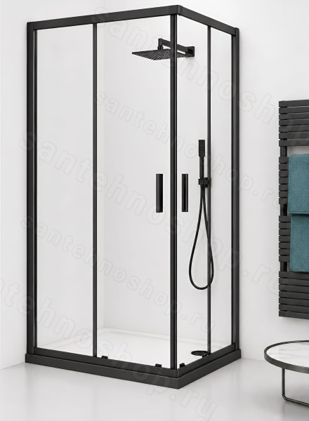 Душевой уголок Riho Hamar 2.1 R207 G007005121 90x90, профиль черный 90x90, профиль черный