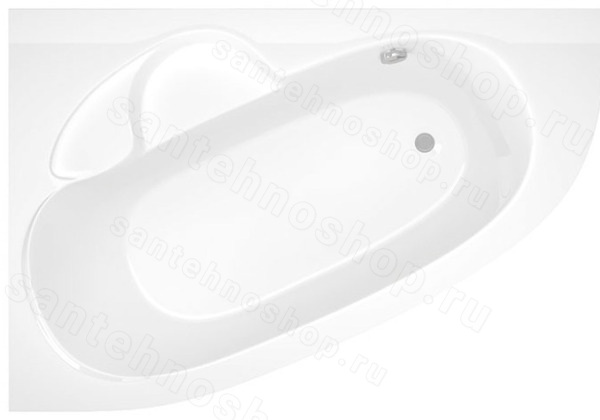 Акриловая ванна Alba Spa Katrina BAC028030П100 170x110 правая, белая 170x110 правая, белая