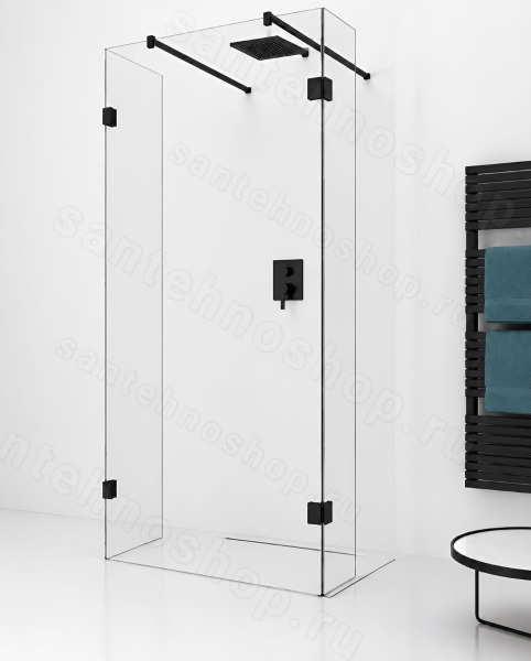 Душевой уголок Riho Scandic NXT X202 G001051121 140x90, профиль черный 140x90, профиль черный