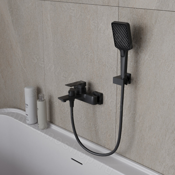 Смеситель для ванны Oliveeka D OL-639003A-MB, черный матовый