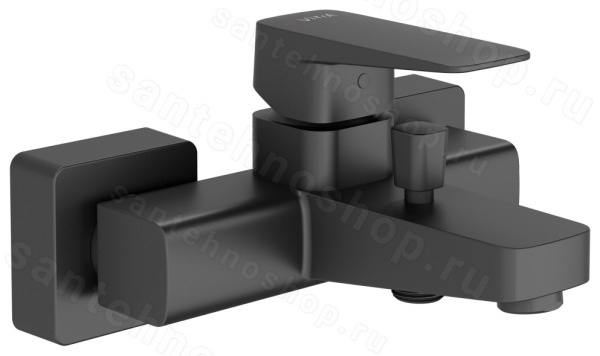 Смеситель для ванны VitrA Root Square A4273736EXP, матовый черный