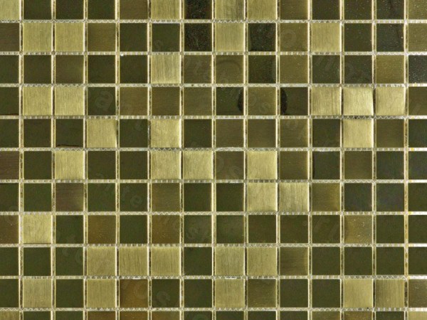 Мозаика L´Antic Colonial Mosaics Metal Acero Highlights Goldenero Highlights