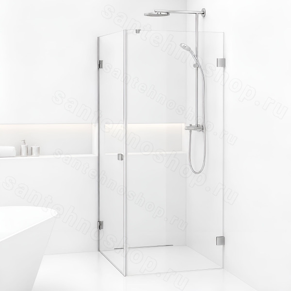 Душевой уголок Riho Scandic NXT X201 G001043120 100x80, профиль хром 100x80, профиль хром