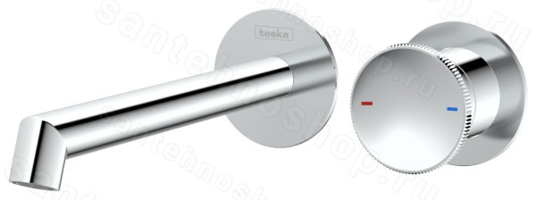 Смеситель для раковины TESKA Arte E5506 встраиваемый, хром