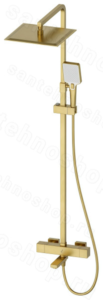 Душевая система Oliveeka D OL-739901-BG, золотой матовый