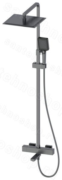 Душевая система Oliveeka D OL-739901-BGM, матовый оружейный металл