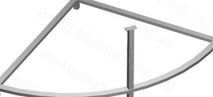 Каркас для ванны Jacob Delafon Bain-douche SF221RU-NF 145x145