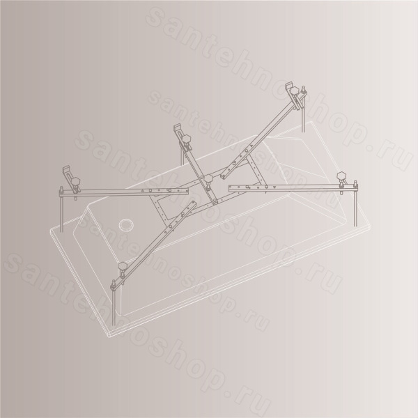 Каркас для ванны VitrA Universal 59999991001 150/160/170x70 универсальный 150/160/170x70 универсальный