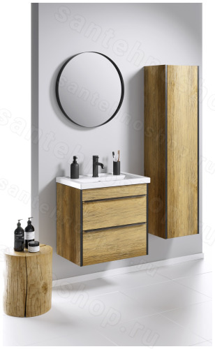 Зеркало Aqwella РМ RM0206BLK 60x60, черный 60x60, черный