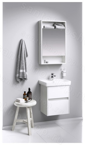 Зеркальный шкаф Aqwella Сити SIT0405DK 50x80, дерево светлое 50x80, дерево светлое