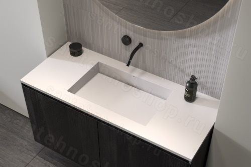 Раковина HOLBI POLARIS 58x37, белая матовая