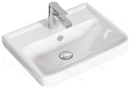 Тумба с раковиной Aqwella Сити CI0105DK 50x38 подвесная, дуб канадский