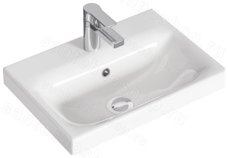Тумба с раковиной Aqwella Смарт SRT0105DB 50x35 подвесная, дуб балтийский
