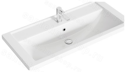 Тумба с раковиной Aqwella Урбан URB0110DD 101x46 подвесная, дуб давос