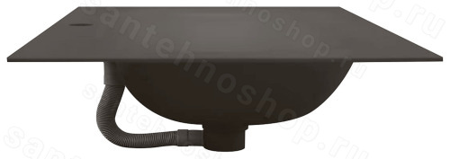 Раковина Oliveeka M115B70 70x46, темно-коричневая 70x46, темно-коричневая