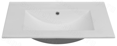 Раковина Oliveeka NVS70 70x46 без отверстия под смеситель, белая
