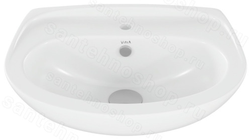 Раковина VitrA Normus 55x42 с пьедесталом, белая