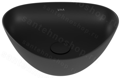 Накладная раковина VitrA Plural 47x40, черная матовая