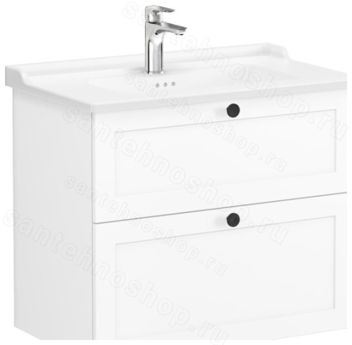 Тумба с раковиной VitrA Root Classic 68869 76x45 подвесная, матовый белый