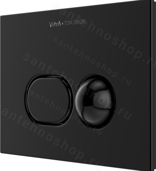 Кнопка смыва для инсталляции VitrA Liquid 740-2101, глянцевый черный