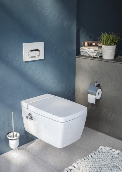 Кнопка смыва для инсталляции VitrA Loop O 740-0500, глянцевый белый