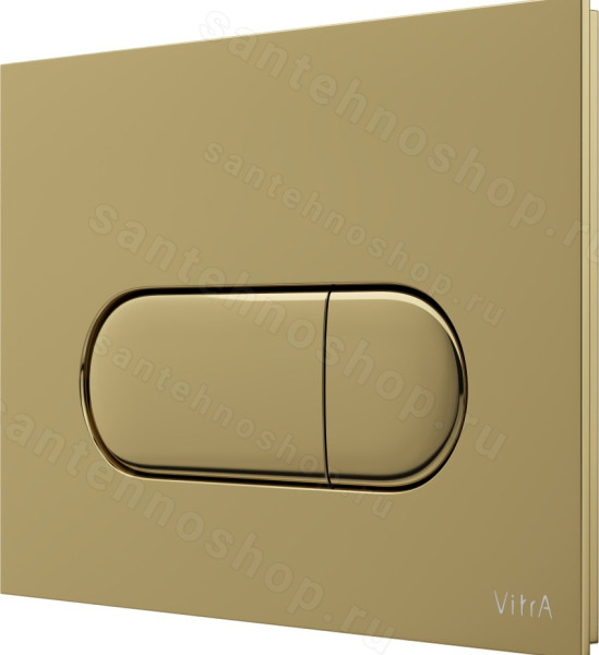 Кнопка смыва для инсталляции VitrA Root Round 740-2224, глянцевое золото
