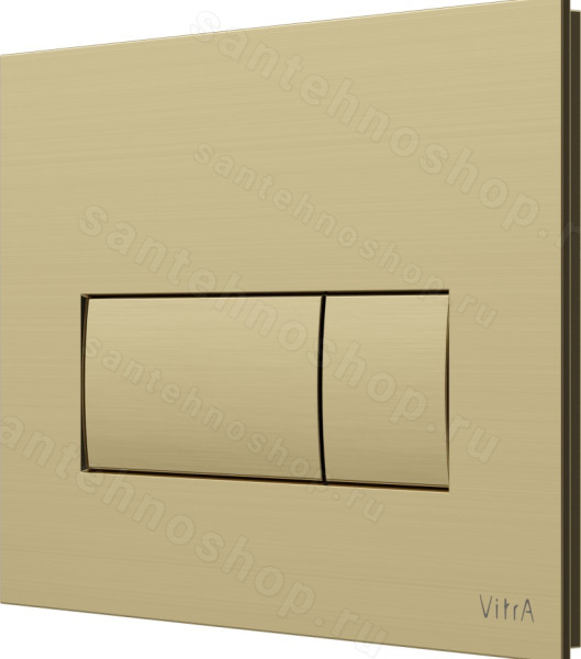 Кнопка смыва для инсталляции VitrA Root Square 740-2325, брашированное золото